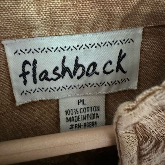 Flashback Vintage Embroidered Gypsy Whimsigoth Beaded Jacket Size L Petite - Picture 6 of 9